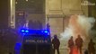 Italy - protesters against Covid-19 restrictions clash with riot police in Rome