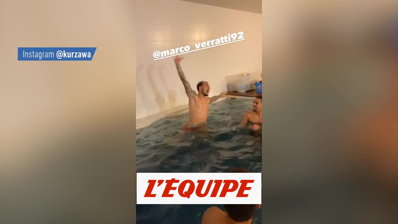 Verratti victime de ses coéquipiers - Foot - WTF