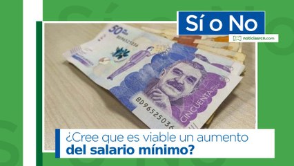 ¿Cree que es realista y viable que el salario mínimo en el 2021 tenga un incremento por encima del 6 %?