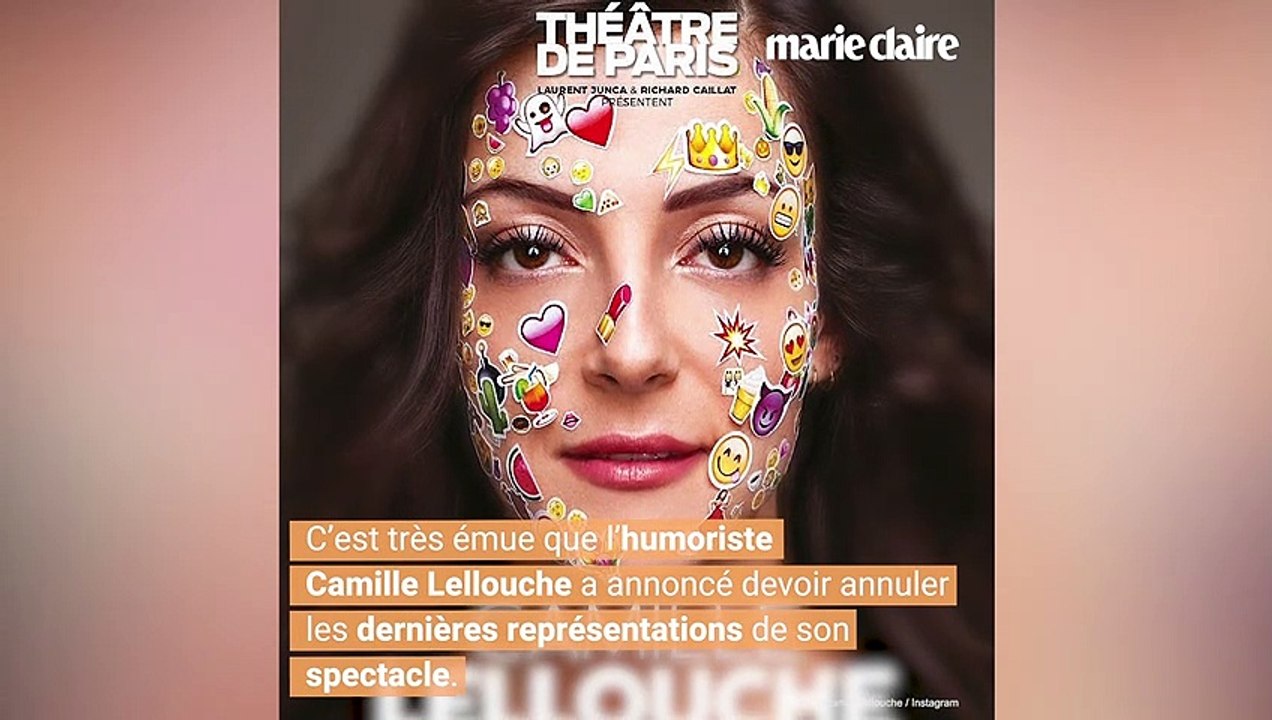 Camille Lellouche au bord des larmes après avoi...