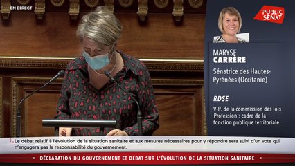 Reconfinement: le groupe RDSE du Sénat  apporte "un soutien de responsabilité au gouvernement"