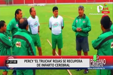 Percy Rojas viene recuperándose con éxito del ataque cardiaco que sufrió en enero