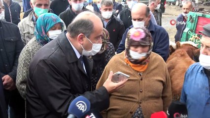 Tarım ve Orman Bakan Yardımcısı, Bolu'daki afetzedeleri ziyaret etti