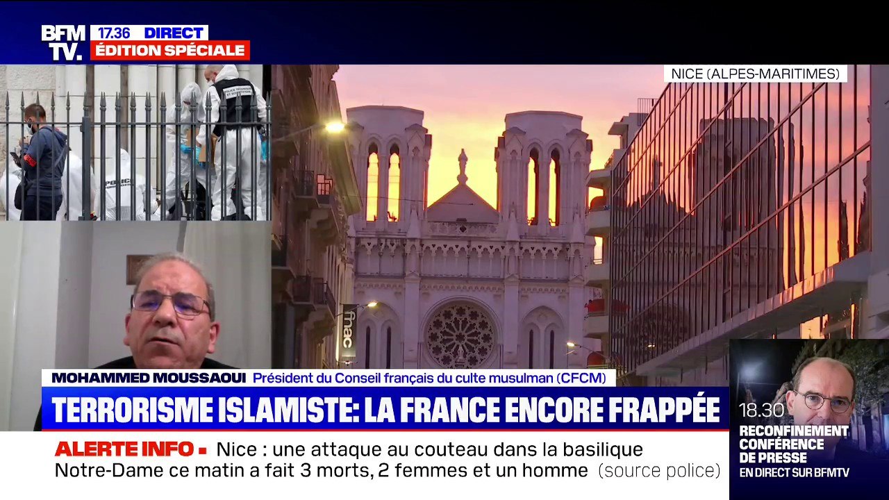 Mohammed Moussaoui (CFCM): "Nous souhaitons que les forces qui étaient prévues pour sécuriser le culte musulman puissent être affectées aux lieux de cultes catholiques pour mieux les protéger"