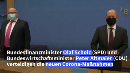 Corona-Maßnahmen: Scholz betont "massive" staatliche Hilfen