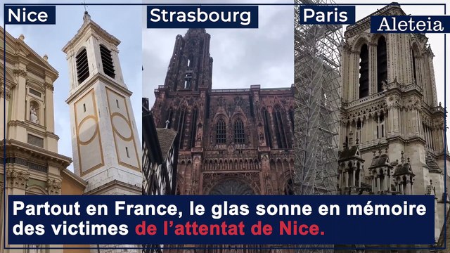 Le glas des églises sonne partout en France en mémoire des victimes de l'attentat de Nice