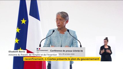 Confinement : "Le télétravail n'est pas une option", assure la ministre du Travail Elisabeth Borne