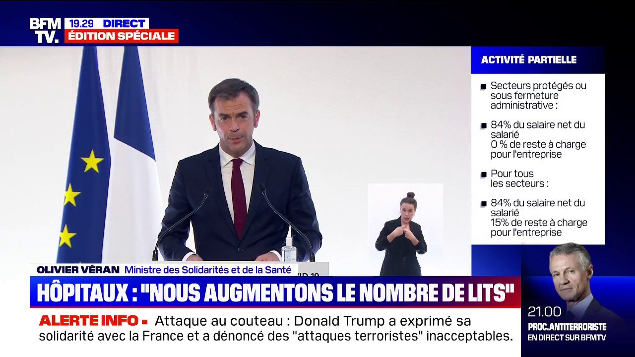 Olivier Véran: "Nous sommes en train d'atteindre les deux millions de tests PCR réalisés chaque semaine"