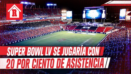 Super Bowl LV se jugaría con el 20 por ciento de aficionados