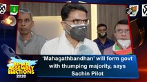 Bihar polls: ‘Mahagathbandhan’ will form govt with thumping majority, says Sachin Pilot