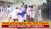 Kerala gold smuggling case: Youth Congress workers demand CM’s resignation