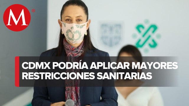 CdMx no pasará a semáforo rojo, pero se evalúa reforzar medidas, dice Sheinbaum