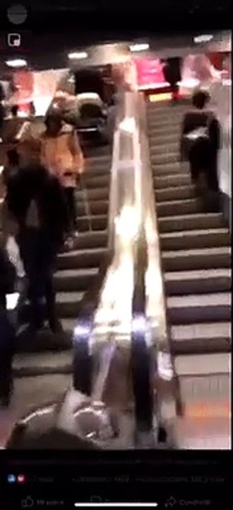 Metro di Stoccolma, Svezia, 28 Ottobre2020...altro che quattro gatti!