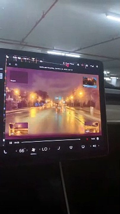 Tesla Technology Saves Man in Road
