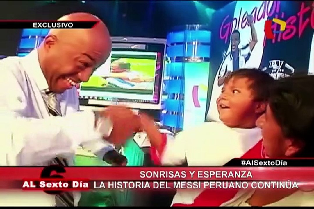 Jugadores de la Selección conocieron al pequeño Messi peruano en la Videna