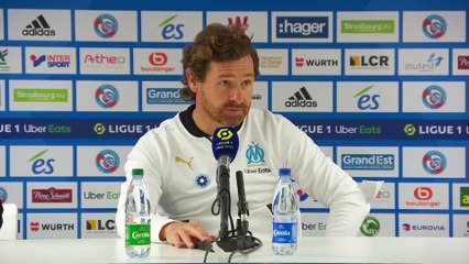 Strasbourg-OM : André Villas-Boas satisfait mais tendu en conf de presse
