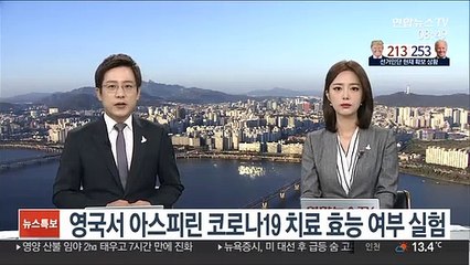 영국서 아스피린 코로나19 치료 효능 여부 실험