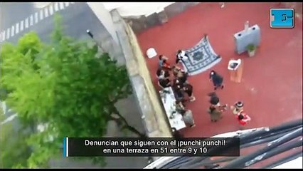 Denuncian que siguen con el ¡punchi punchi! en una terraza en pleno Centro