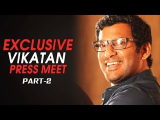 What I Like About Sarathkumar That He Is Varalakshmi's Dad! Chill & Cool Vishal | Vikatan Press Meet