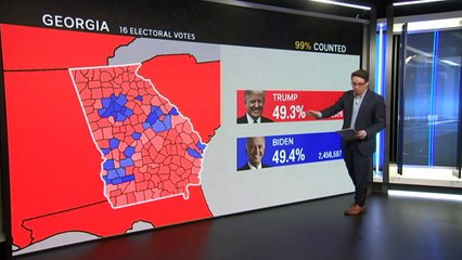 Election outcome hangs on key battleground states