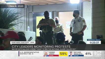 City leaders monitoring protests over election results