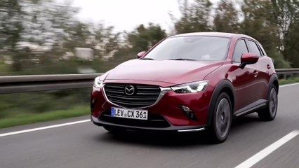 2021 Mazda CX-3 in Red Driving Video