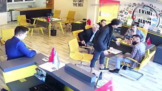 - Emlak ofisinde eski ortağa meydan dayağı- Eski dostlar düşman oldu