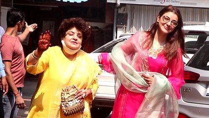 Kajal Aggarwal की शादी में पहुंची उनकी मां; Watch Video | FilmiBeat