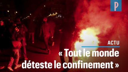 Reconfinement : une manifestation sauvage dans les rues de Paris