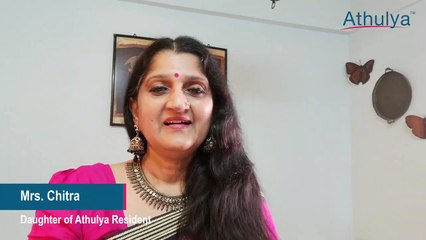 First inmate of Athulya, Mylapore | Assisted Living