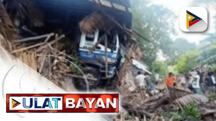 12 indibidwal sa Quezon, inararo ng isang 12-wheeler truck