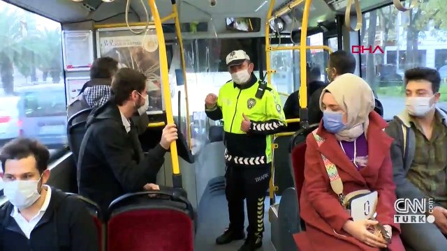 Polis İstanbul'da koronavirüs denetiminde | Video