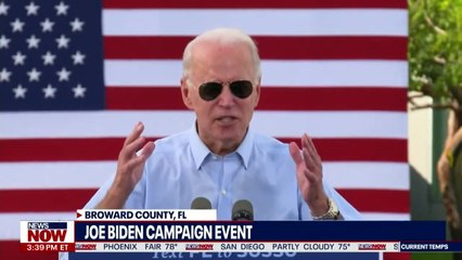 'HE'S NOT RIGHT' Joe Biden LASHES OUT At President Trump During Florida Rally