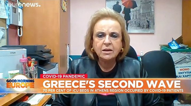 Greece's second wave: 70% of ICU beds in Athens region occupied by COVID-19 patients