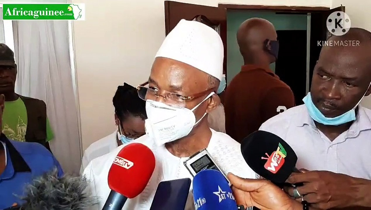 Guinée: Cellou Dalein Diallo visite le QG de l'UFDG après son attaque par les forces de l'ordre...