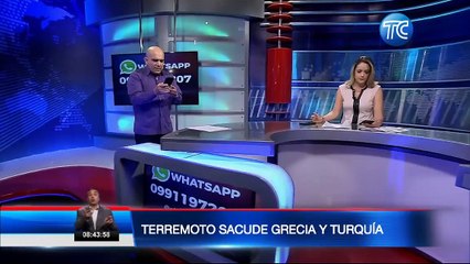 ¡ÚLTIMO MOMENTO! Catástrofe en Europa: gran terremoto impacta Grecia y Turquía