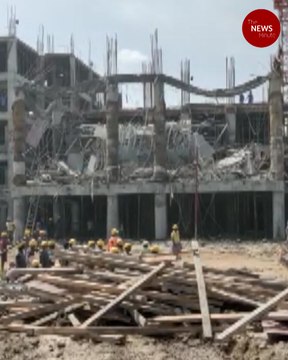 Portico of Namakkal under-construction government medical college building collapses