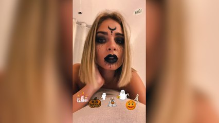 Laura Escanes se prepara para celebrar Halloween