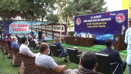 Yapımı tamamlanan 82 iş yeri için kuralar çekildi