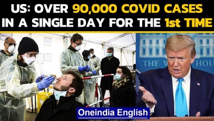 United States reports biggest single-day jump of 91,295 cases for the first time | Oneindia News