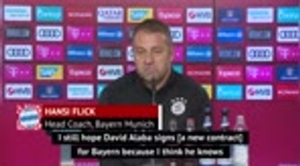 Flick remains hopeful on new Alaba contract