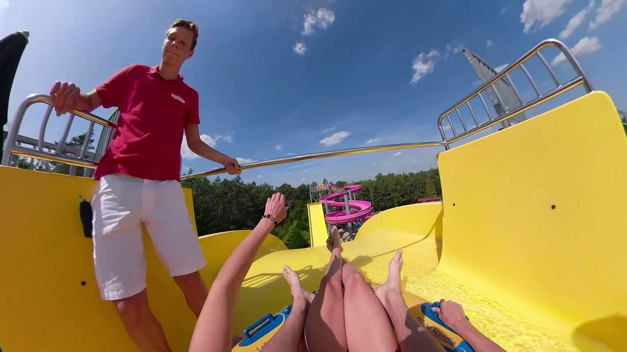 Aquaventuren Slidepark Wacky Wave (Waterslide) POV Onride