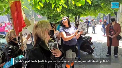 Fuerte a pedido de Justicia por un joven muerto en un procedimiento policial.