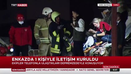 Bakan Pakdemirli enkaz altındaki vatandaşla görüştü