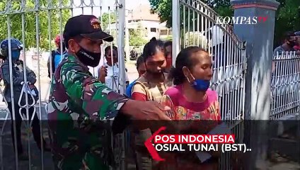 600 Warga Di Kabupaten Sikka Terima BST tahap 7 Kurang Disiplin Jalankan Protokol Keehatan