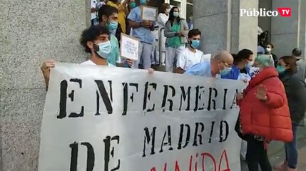 Las enfermeras dicen basta y se plantan ante Ayuso