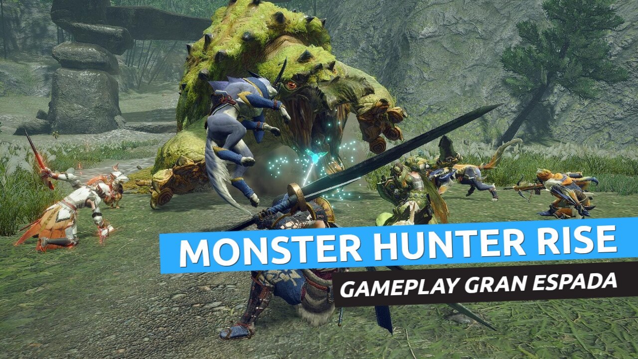 Monster Hunter Rise - Gameplay Gran Espada