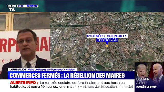 Réouverture des commerces locaux: pour Louis Aliot, il faut que le principe d'égalité soit appliqué