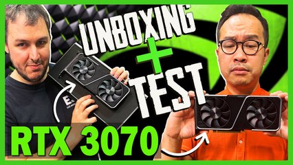 GeForce RTX 3070 : UNBOXING + TEST, de la 4K NATIVE à prix d'ami ?