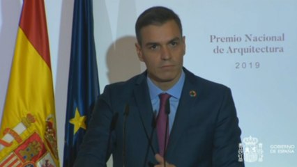 Sánchez insta a "dar un nuevo enfoque al entorno construido" tras la pandemia